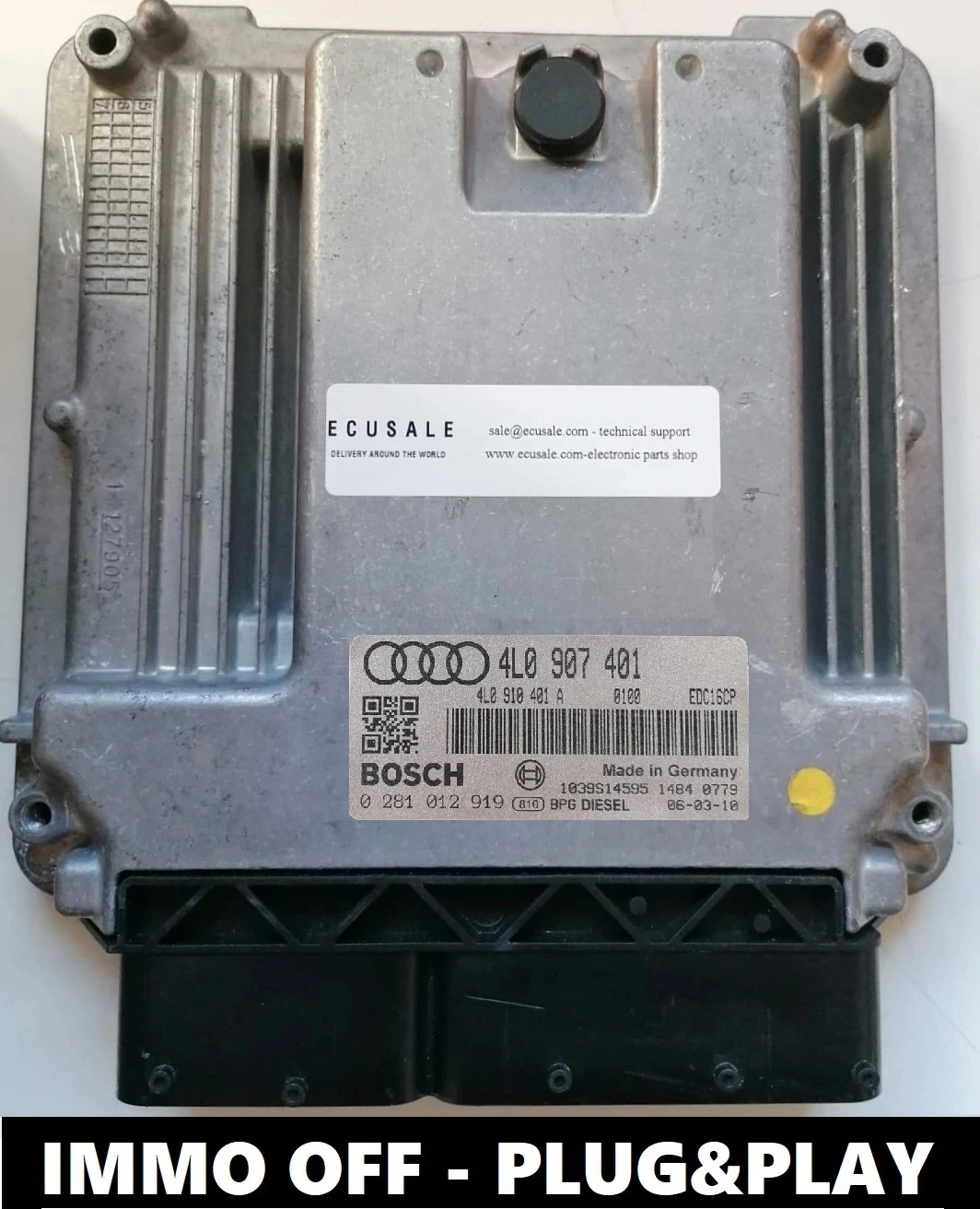 Bosch 0281012919 Audi Q7 3.0 TDI IMMO OFF Steuergerät